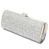 Women's Evening Diamond Cultches Wallet Purse Bag Ladies Bridal Fashion Banquet 