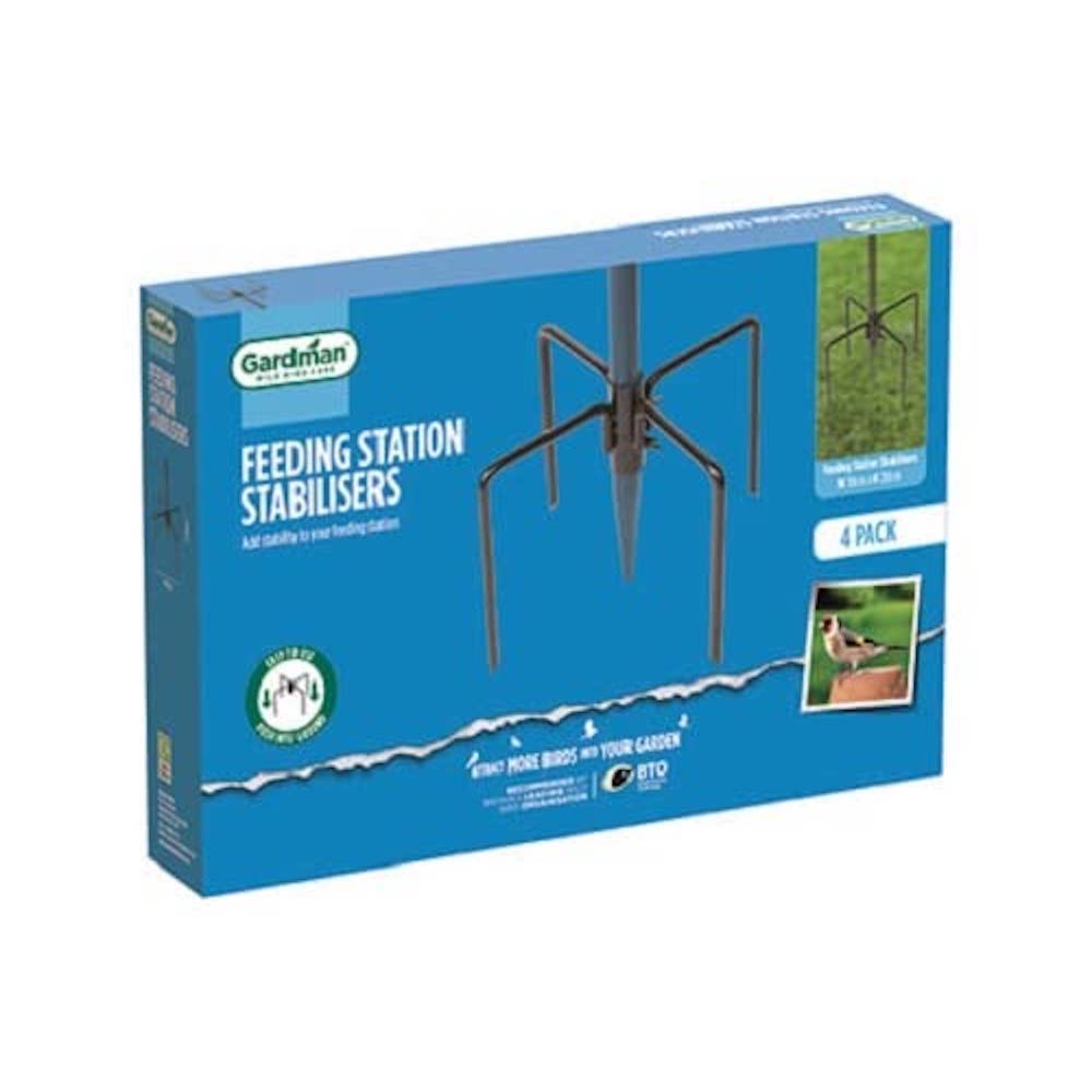 Gardman a04387 Stabilizer for Feeding Station 5 x 32 x 21.5 cm black metal