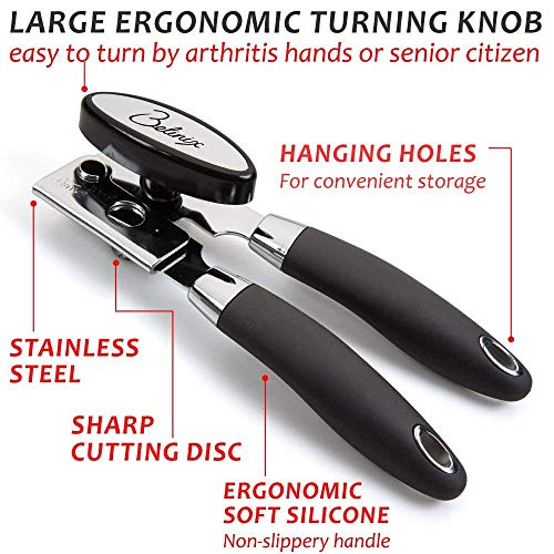 3 Blade+Soft+Grip+Silicone+Handle+Professional+Openers+Smooth+SENIORS+EASY