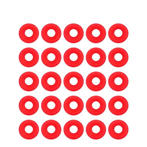25 Pcs Grolsch Gaskets Silicone Rubber Grolsch Gaskets Washers EZ Bottle Gaskets Swing Top Bottle Seals Home Brew Beer Soda Bottle Seal