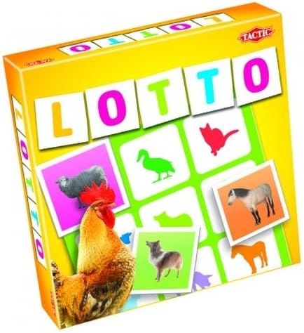 Farm Animals Lotto Game: Amazon.co.uk: Toys &amp; Games