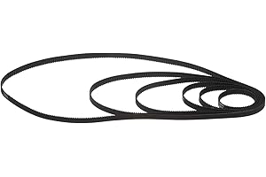 uxcell 6pcs 2GT Closed Loop Timing Belt Assorted Size 110mm 158mm 200mm 300mm 400mm 610mm Length, 6mm Width, 3D Printer Timin