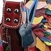 YALUXE Women's Soft Lambskin Leather Multicolor Tote Crossbody Shoulder Bag