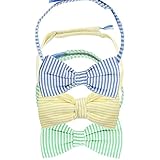 RuggedButts® Infant / Toddler Boys Striped Seersucker Bow Tie