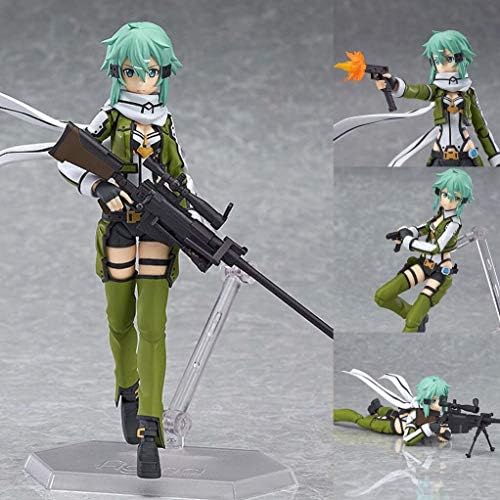 Figures Anime Sword Art Online II Asada Shino Sinon 6" Figma PVC 241 New with Box