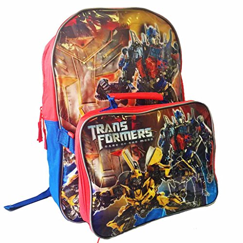 transformers backpack with lunch bag