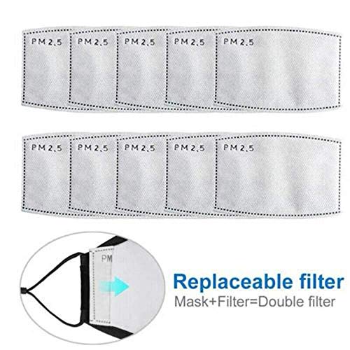 Adults Men Women PM2.5 Activated Carbon Filter Mouth Mask Filters