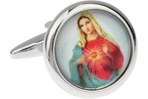 VCUFFLINKS Religion Catholic Church Virgin Mary Cufflinks Cuff Links