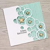 Cutting Dies,Hstore Exquisite Gift Paper Card Making Metal Die Cut Stencil Template for DIY Scrapbook Photo Album Embossing Craft Decoration (F)