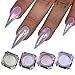 Aurora Mermaid Nail Glitter 4 Boxes Unicorn Neon Chrome Nail Powder Chameleon Pearl Nail Pigment TintTower