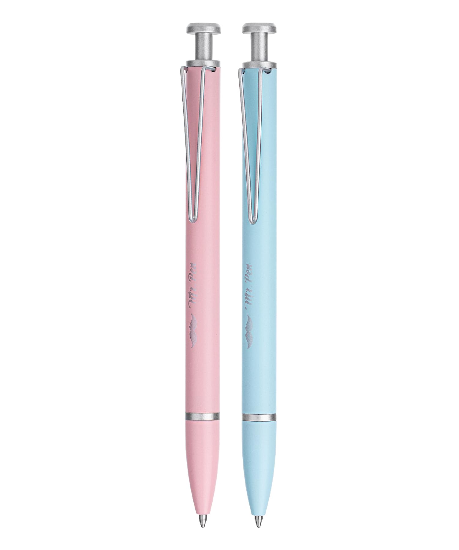 Photo 1 of ****STOCK PHOTO SIMILAR TO ITEM****
Mr. Pen- Metal Retractable Gel Pen, 2 Pack, 2 Refills, Blue & Pink, Black Ink, Metal Barrel Gel Pens Fine Point 0.7mm, Retractable Pens, Cute Pens,