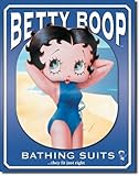 Betty Boop Bathing Suits Swimsuit Tin Sign 13 x 16in