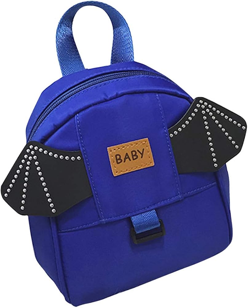 Jezmisy Rucksack Kreativ Fledermaus Flugel Niet Kinder Anti Verloren Kindergarten Schultasche Lager Tasche Zubehor Fur Kleidung Blue Amazon De Bekleidung