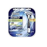 Wilkinson by Schick Hydro 5 Power Select, Black Edition Kit: 5 Refill Blade Cartridges + 1 Battery + 1 Razor