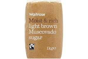 Waitrose Light Brown Muscovado Sugar 1kg