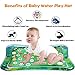 GINMIC Tummy Time Baby Water Play Mat, Inflatable Water Play Mat Fun Activity Play Center for Infants Boy & Girl - Baby Newborn Playmat Toys for 3 6 9 12 Months, Kids' Indoor Climbers & Play Toys