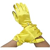 bmactosh Satin Wedding Dress for Women Opera Party 1920s Gloves Wrist Length Gloves