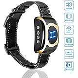 Ayasoon Bark Collar, Dog Bark Collar Rechargeable Bark Control Collar with Smart Detection Chip, Beep/Vibration/Static Shock Modes, Waterproof Anti Bark Training Collar for Small Medium Large Dogs