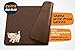 Smiling Paws BPA-Free Urine-Proof Cat Litter Mat, Extra Large, Elegant Brown