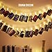 40 LED Photo Clips String Lights - 8 Modes Wall Hanging Clothespin Picture Display Peg Card Holder, Teen Girls Graduation School Dorm Room Décor, Birthday Wedding Valentines Day Decorations Gifts