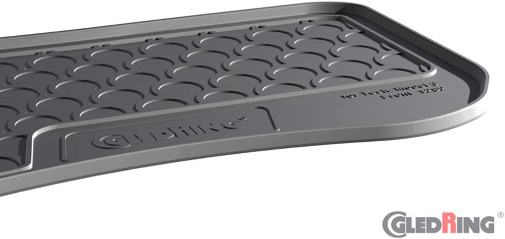 Gledring Rubbasol (Rubber) Front Boot (Frunk) mat compatible with Tesla Model 3 7/2017-11/2020, Black - Image 4
