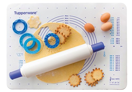 Click Here to See More Images Tupperware Baking set- Mat and Rolling Pin