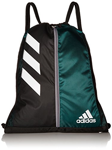 adidas Team Issue Sackpack, One Size, Dark Green/Black