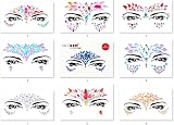 FACEGEM LONDON Face Gems Adhesive Glitter Jewel Tattoo Sticker Magnificent