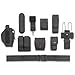 Ultimate Arms Gear Police-Law Enforcement-Security Gear Modular Nylon Duty Belt with Pistol/Gun Holster, 10 Piece
