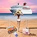Cruise Luggage Tags, Cruise Essentials Holders for Cruise Travel, Thick PVC Zip Seal 10 Pack