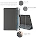 Maxace Pro 12.9 Case Compatible Apple iPad Pro 12.9-Inch (2015 & 2017 Model), iPad Pro 12.9 Case Stand Folio Cover with Multiple Viewing Angles, Auto Sleep/Wake, with Apple Pencil Holder - Gray