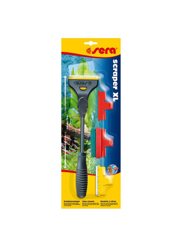 Sera scraper - aquarium windscreen cleaner - a blade cleaner that helps to remove algae and other dirt particles from aquarium panes