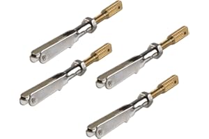 ZHIPAIJI RC Airplane Part, 10 Pcs M2/M3 RC Model Iron Metal Clevis Chuck Pull Rod Connector Coupler Screw Spare Parts for DIY RC Airplane Plane Aircraft Models Accessories (Color : M2)