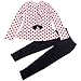 Jastore® Baby Girl Cute 2pcs Set Children Clothes Suit Top and Pants Fall Clothes (5T, Pink Dot)