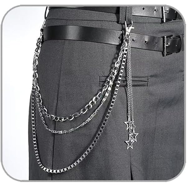 Amazon.com: Jadive 5 Pieces Belt Chain Jeans Pants Pocket 