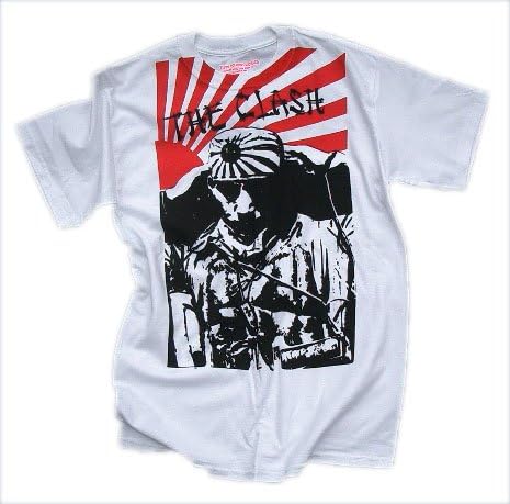 The Clash - Kamikaze T-shirt White (Medium)