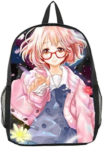 Bootores Kyoukai no Kanata Pattern Backpack School Bag -4