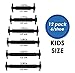 Qi Laces Kicks Kids Black - Tieless Elastic Silicone No Tie Shoelaces