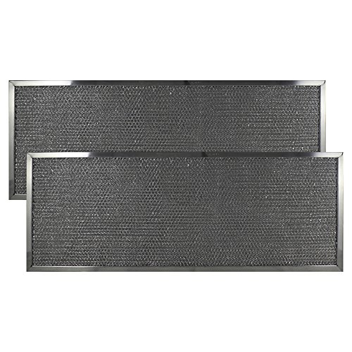 2 PACK Air Filter Factory 8-7/8 X 23-7/8 X 3/8 Range Hood Aluminum Grease Filters AFF210-M