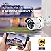Faleemi Outdoor/Indoor WiFi HD Security Camera, Waterproof Surveillance IP Camera, Bullet Camera for Your Smartphone with Motion Detection, Night Vision