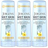 Jergens Wet Skin Moisturizer Monoi Oil 10 Ounce (295ml) (3 Pack)