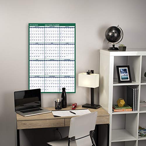 2020 Dry Erase Wall Calendar, AT-A-GLANCE Jumbo Erasable Planner, 48