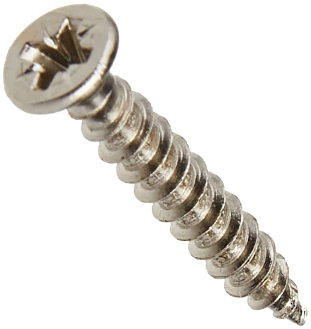 TIMCO PZ1 NKL Classic Hinge Screws - 3.0 x 20 - Nickel Plated - Box of 200