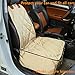 ICODE Dog Bucket Seat Cover, 2 in 1 Car Front Seat Cover with Nonslip Backing and Waterproof Fabric for All Cars, Trucks & SUVs -Khaki