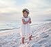 Topmaker Off White Lace Flower Girl Dress