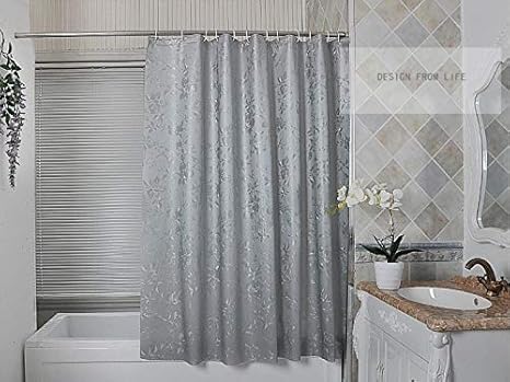 Sanlucky Wasserdichter Duschvorhang des Badezimmers Verdickter Mildewproof Toilettentrennvorhang der Duschtrennwand, Lichtdur