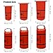 GEERTOP Waterproof Adjustable Tent Compression Bag Lightweight Duffel Bag - for Camping Outdoor Sports (Red, for 4 to 5 Men Tent)