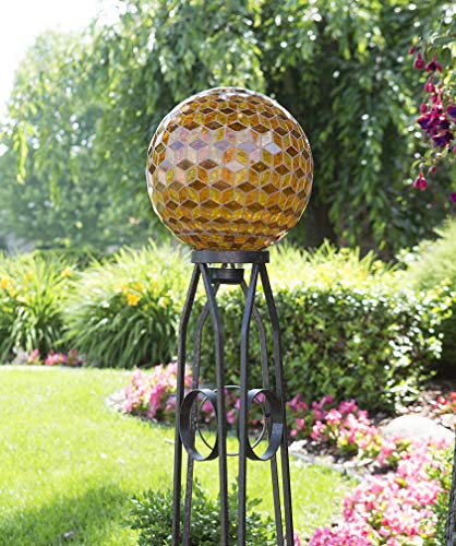 Echo Valley 8217 10" Diamond Mosaic Gazing Globe, Auburn