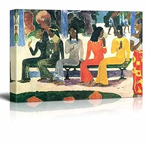 Ta Matete, 1892 by Paul Gauguin - Canvas Print Wall Art Famous Oil Painting Reproduction - 12" x 18"