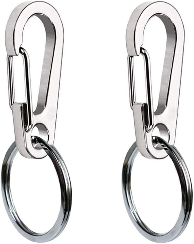 XIKEZAN Heavy Duty Stainless Steel Key Chain Clip Clothing